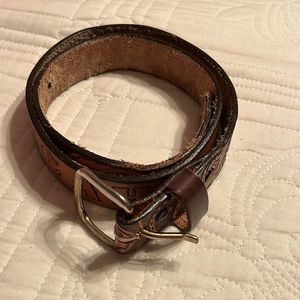 Cowhide Boys Cowboy belt- size 28